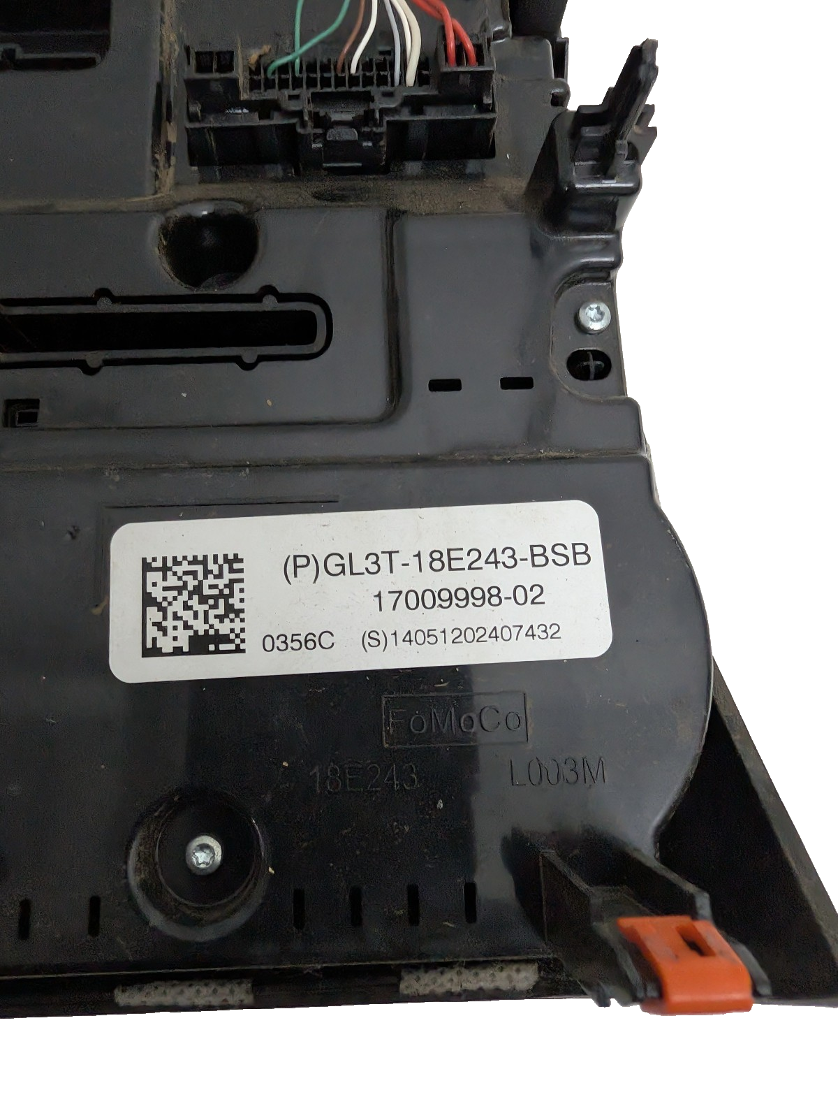 2016 Ford F150 Radio Climate Temperature Control Panel Bezel OEM GL3T-18E243-BSB