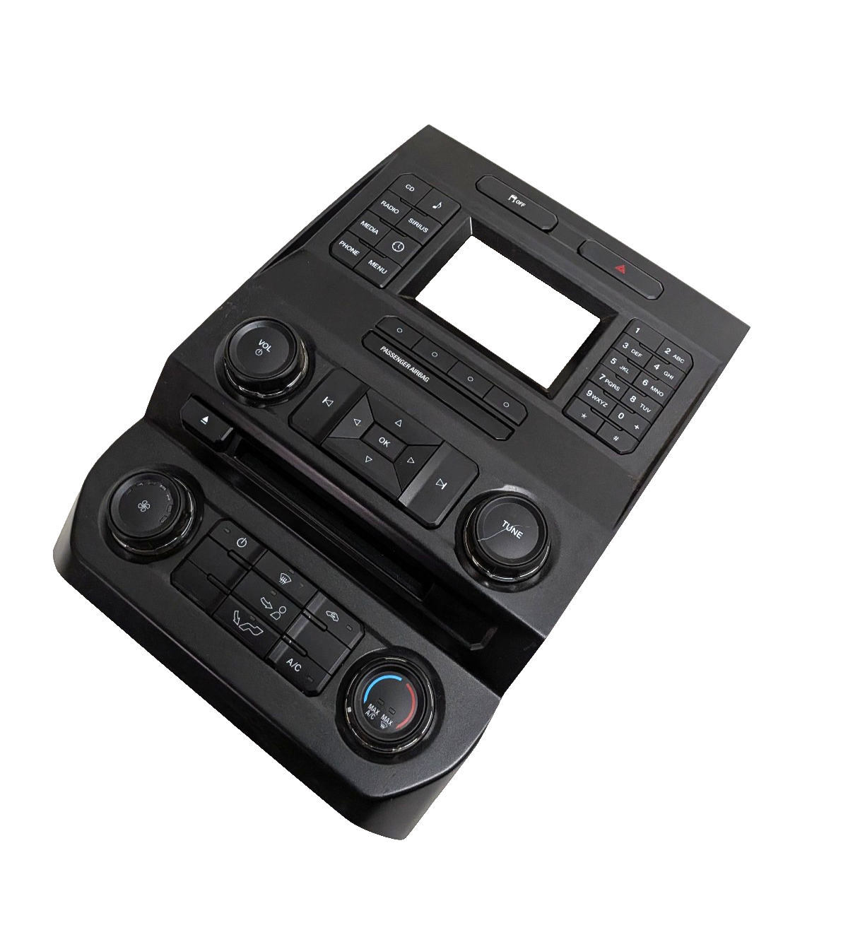 2016 Ford F150 Radio Climate Temperature Control Panel Bezel OEM GL3T-18E243-BSB