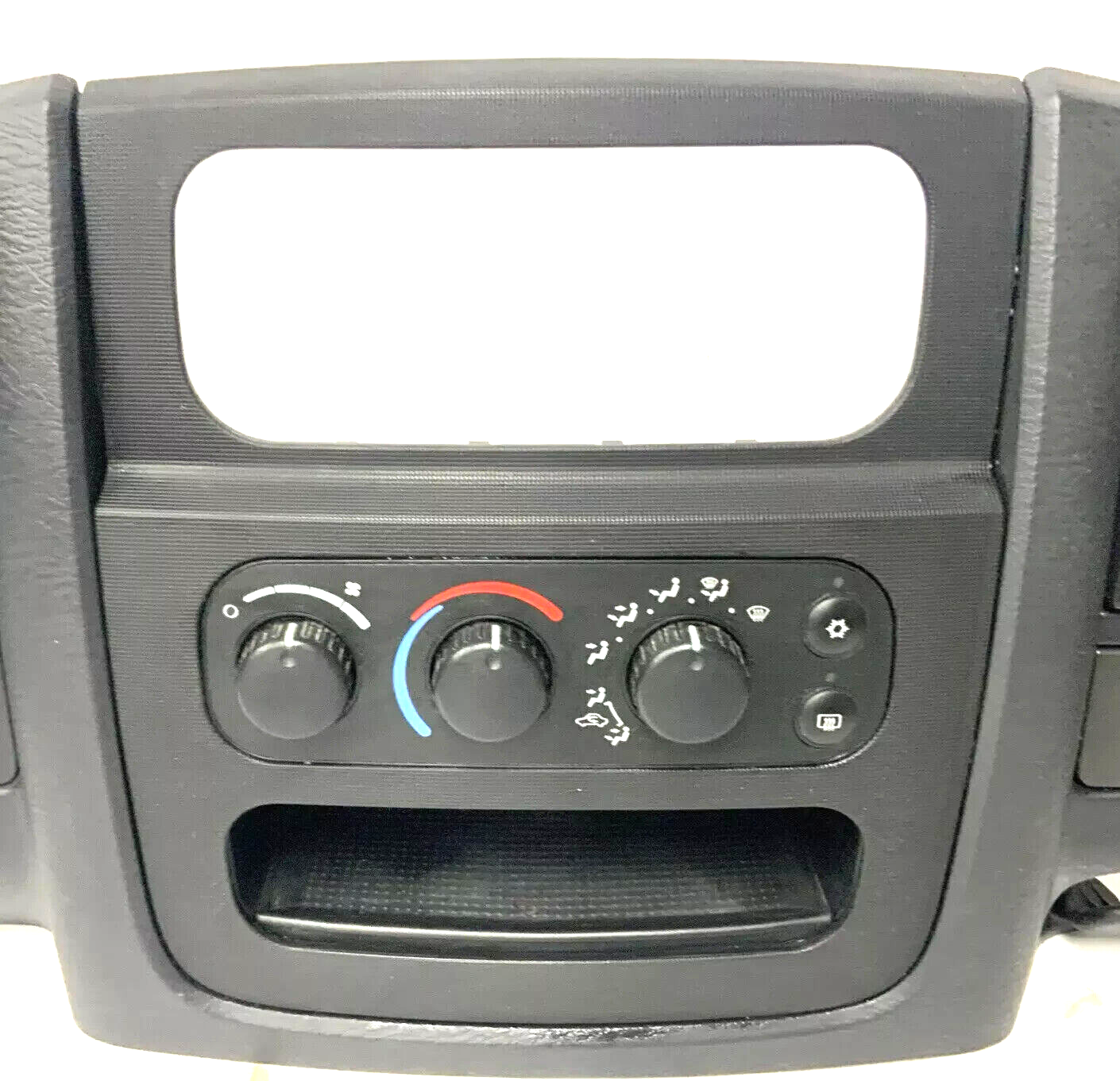 02 03 04 05 Dodge Ram 1500 2500 3500 Dash Bezel Manual Climate Control