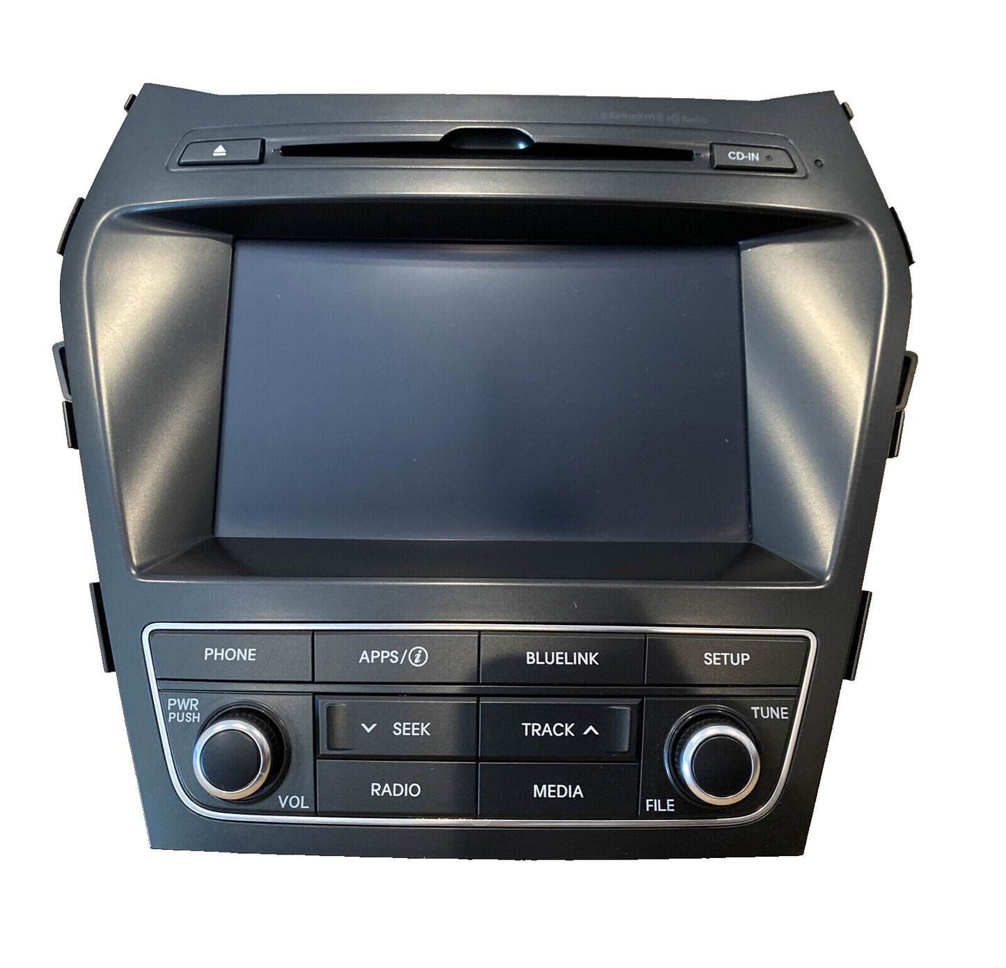 17 18 19 Hyundai Santa Fe  XM CD Radio Player Display Screen