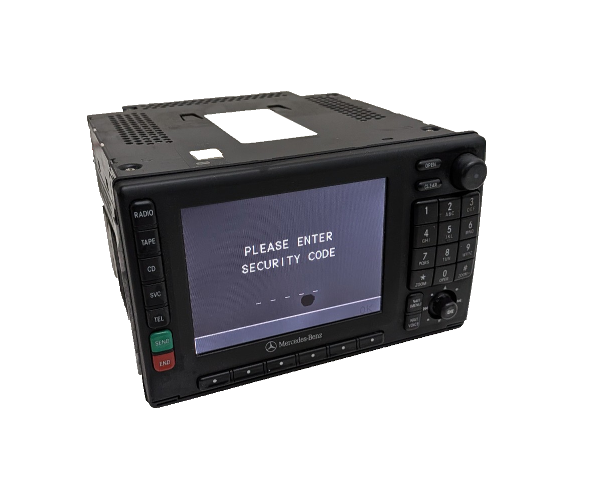 2000-2005 Mercedes W163 ML320 ML350 Navigation Radio A1638202086 W/CODE