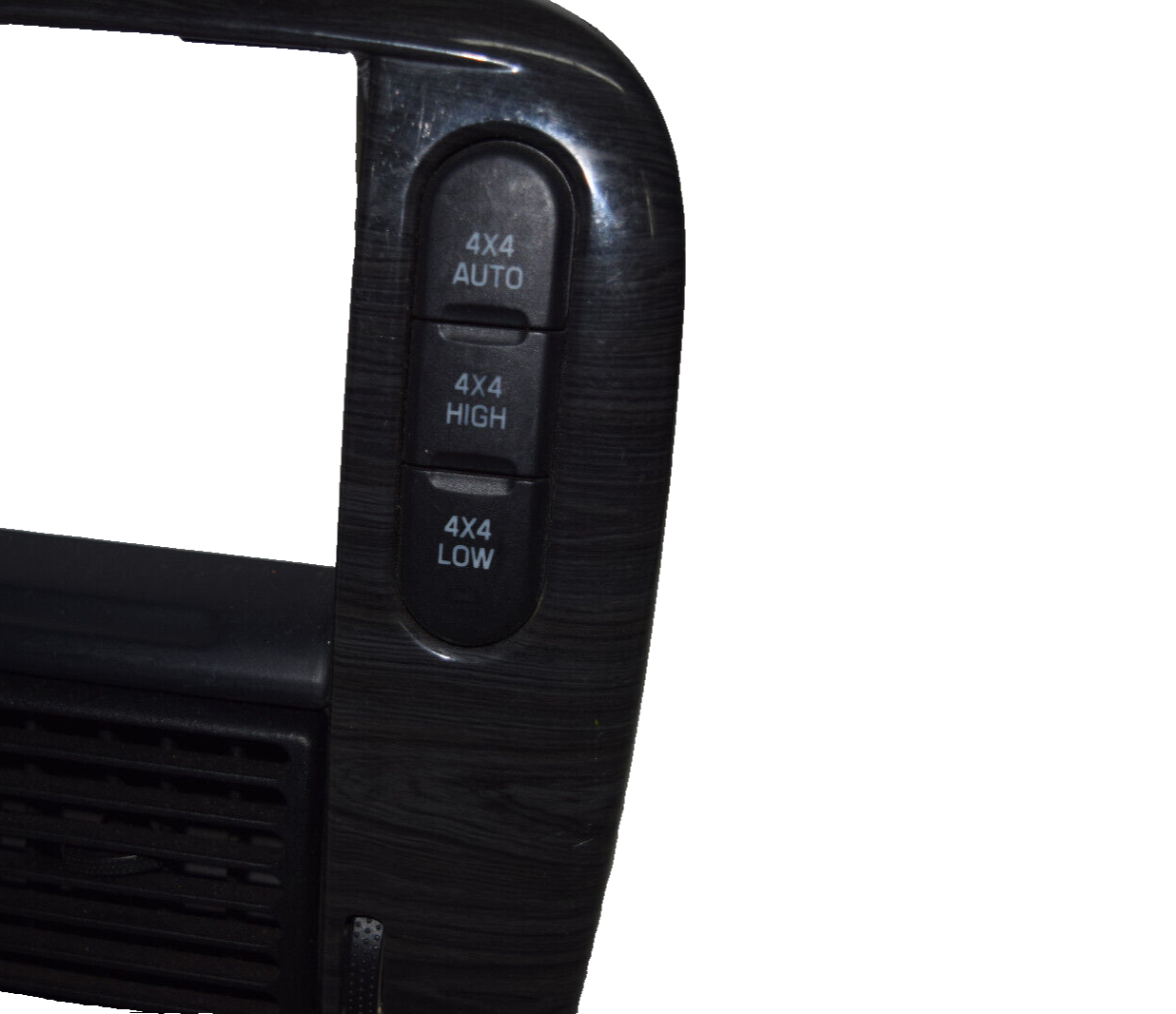 02-05 Ford Explorer Mercury Mountaineer Woodgrain Radio Dash Bezel Climate Ctrl