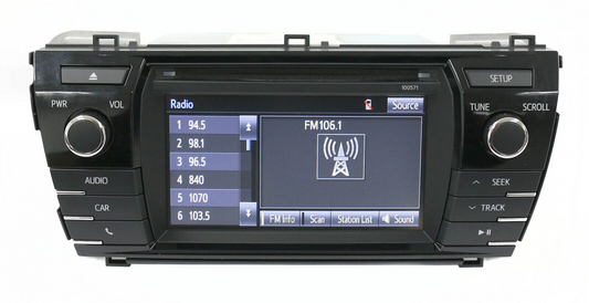15 16 Toyota Corolla Radio CD Player Display Screen 86140-02470
