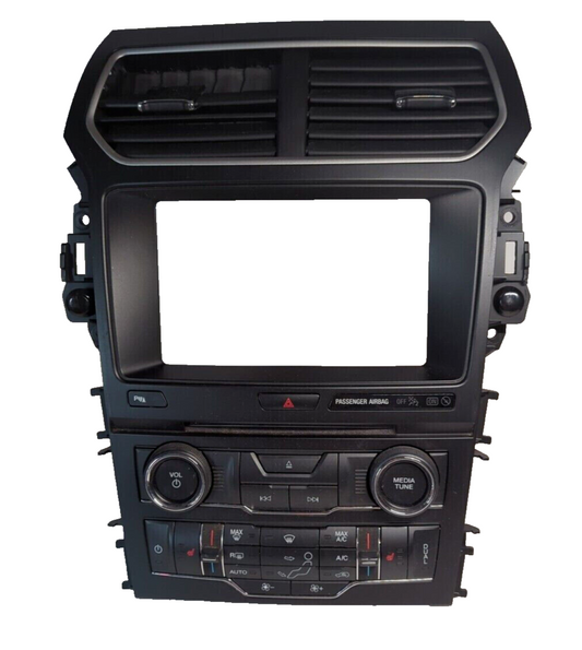 17 18 19 Ford Explorer Radio Navigation Dash Bezel Trim Climate Control