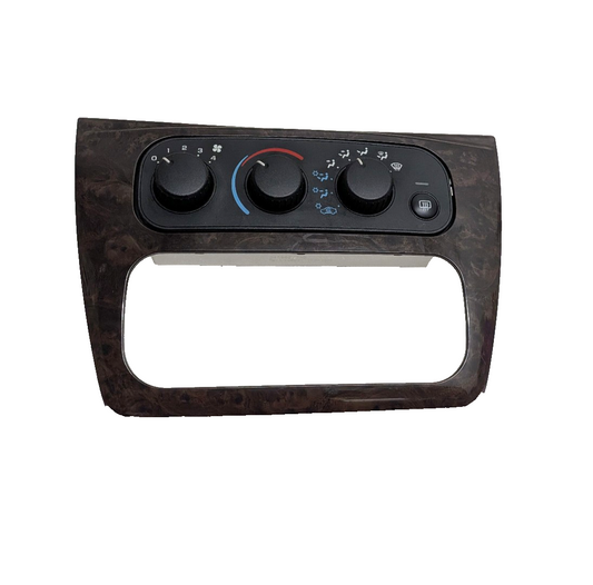 2001-2006 Chrysler Sebring Dodge Stratus Woodgrain Radio Bezel Climate Control