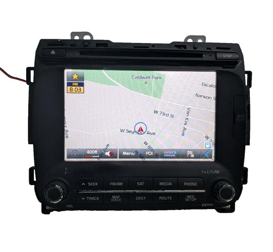 14 15 16  Kia Forte  Navigation Radio UVO GPS Touchscreen 96560-A7102WK