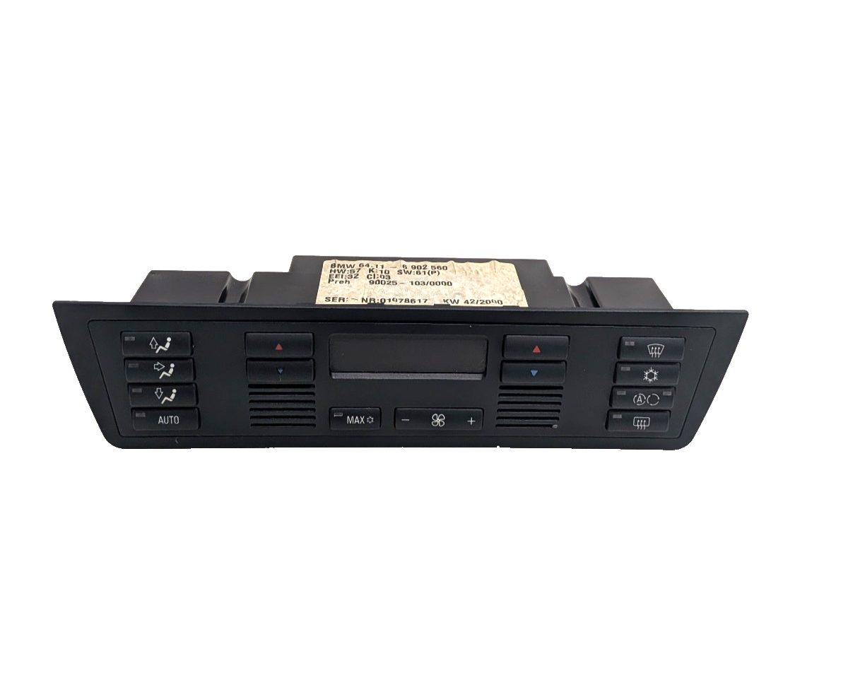 2000-2006 BMW X5 E53 Climate Control Panel AC Heater Unit OEM 64116902560