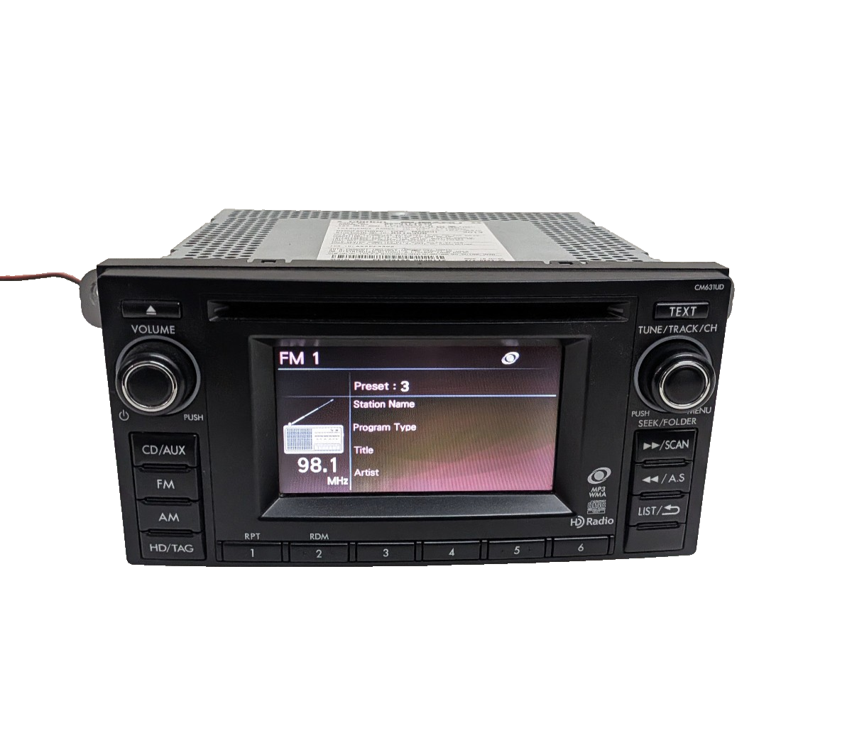 2012-2014 Subaru Impreza XV Crosstrek AM FM CD Player Radio Receiver 86201FJ630