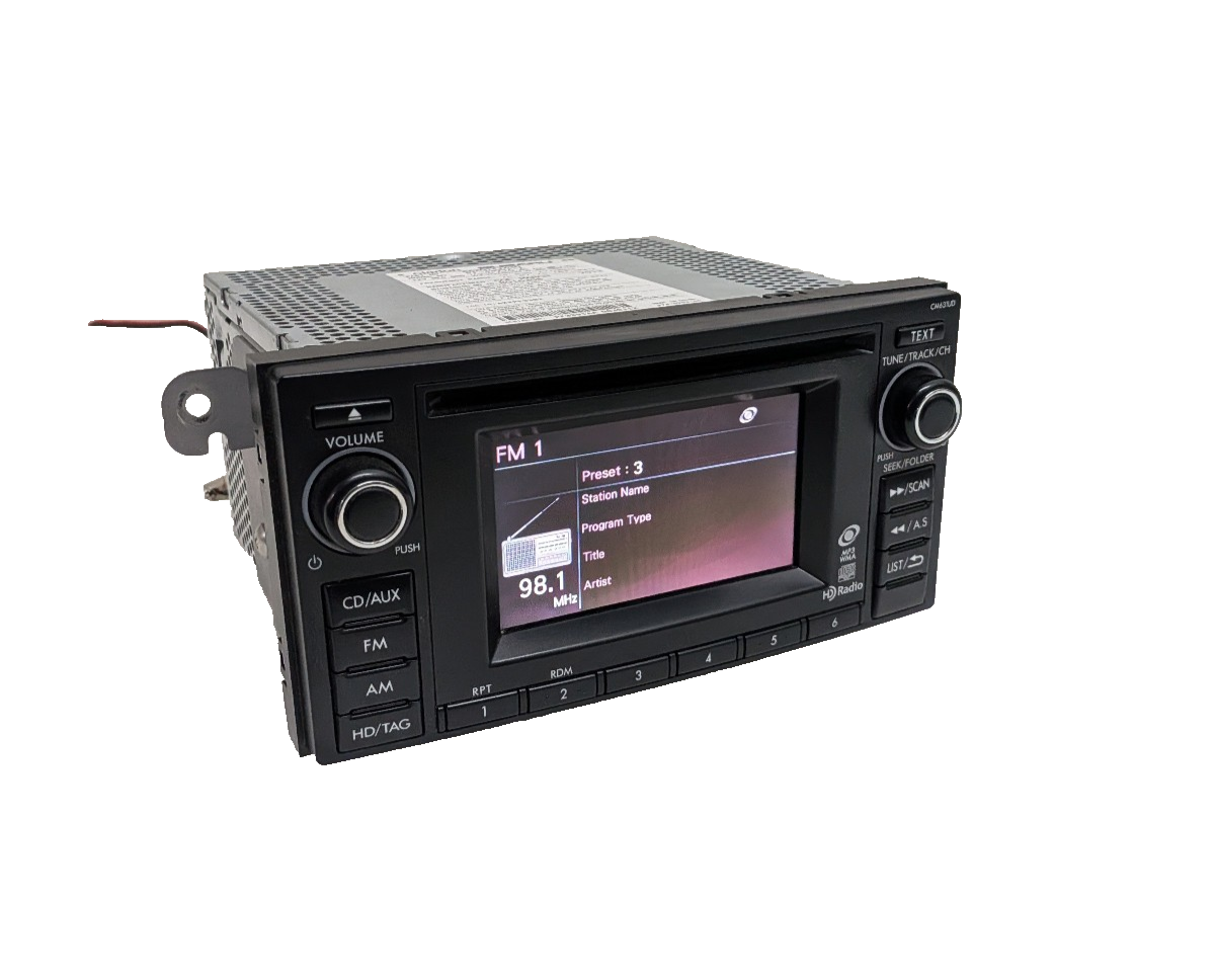 2012-2014 Subaru Impreza XV Crosstrek AM FM CD Player Radio Receiver 86201FJ630