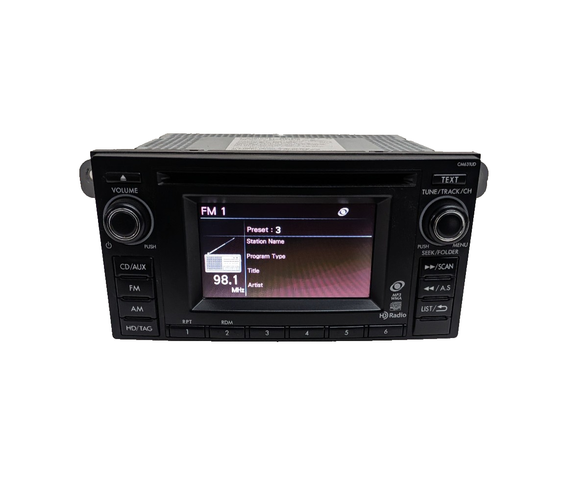 2012-2014 Subaru Impreza XV Crosstrek AM FM CD Player Radio Receiver 86201FJ630
