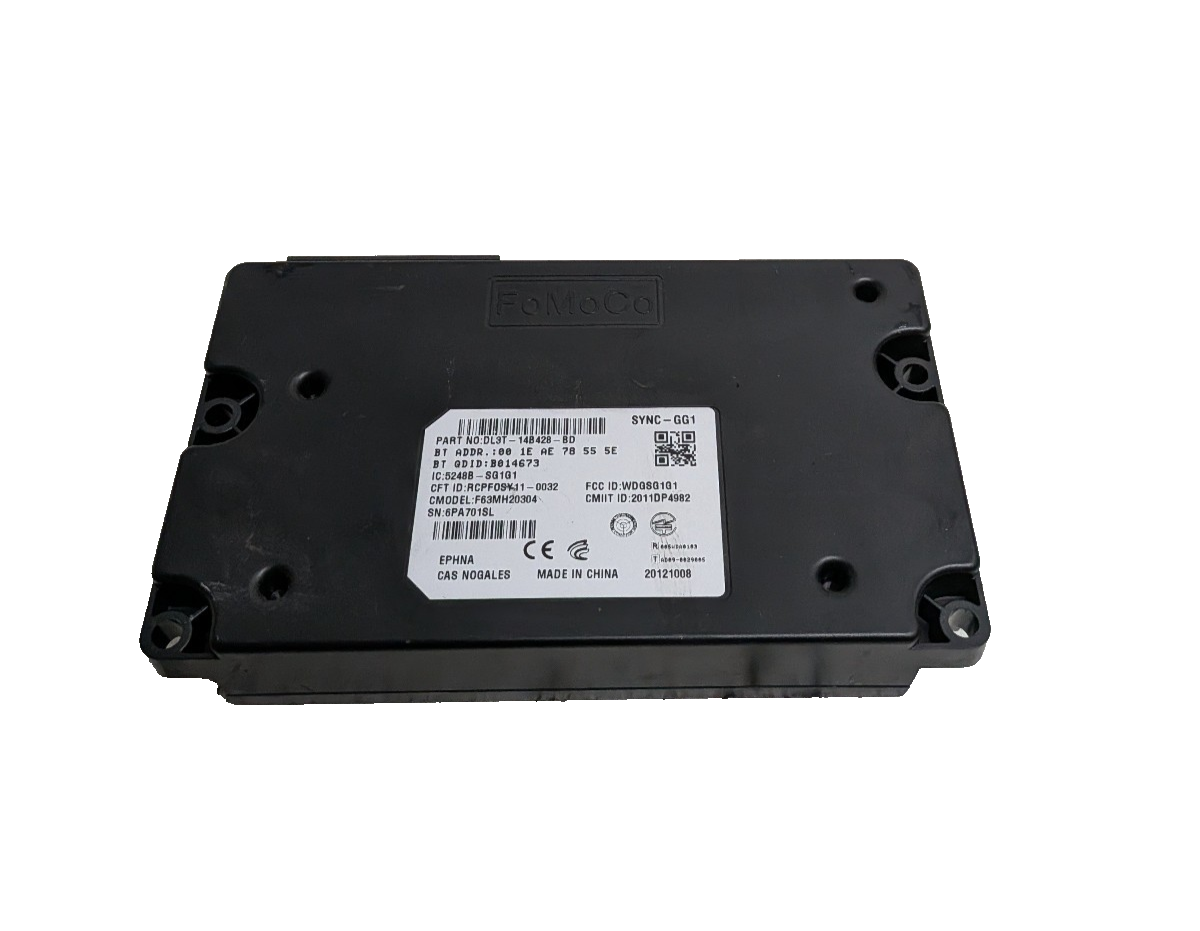 2013-2014 Ford F-150 Escape Fusion SYNC (Gen 1) Bluetooth Module DG1T-14D212-AD