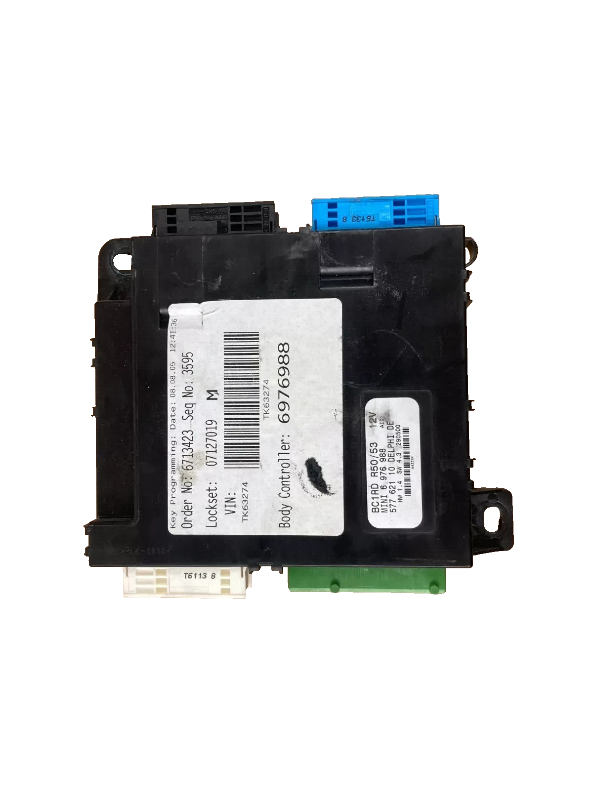 02 03 04 05 06  Mini  Cooper R50 R53 Fusebox Body Control Module BCM BCU 6976988