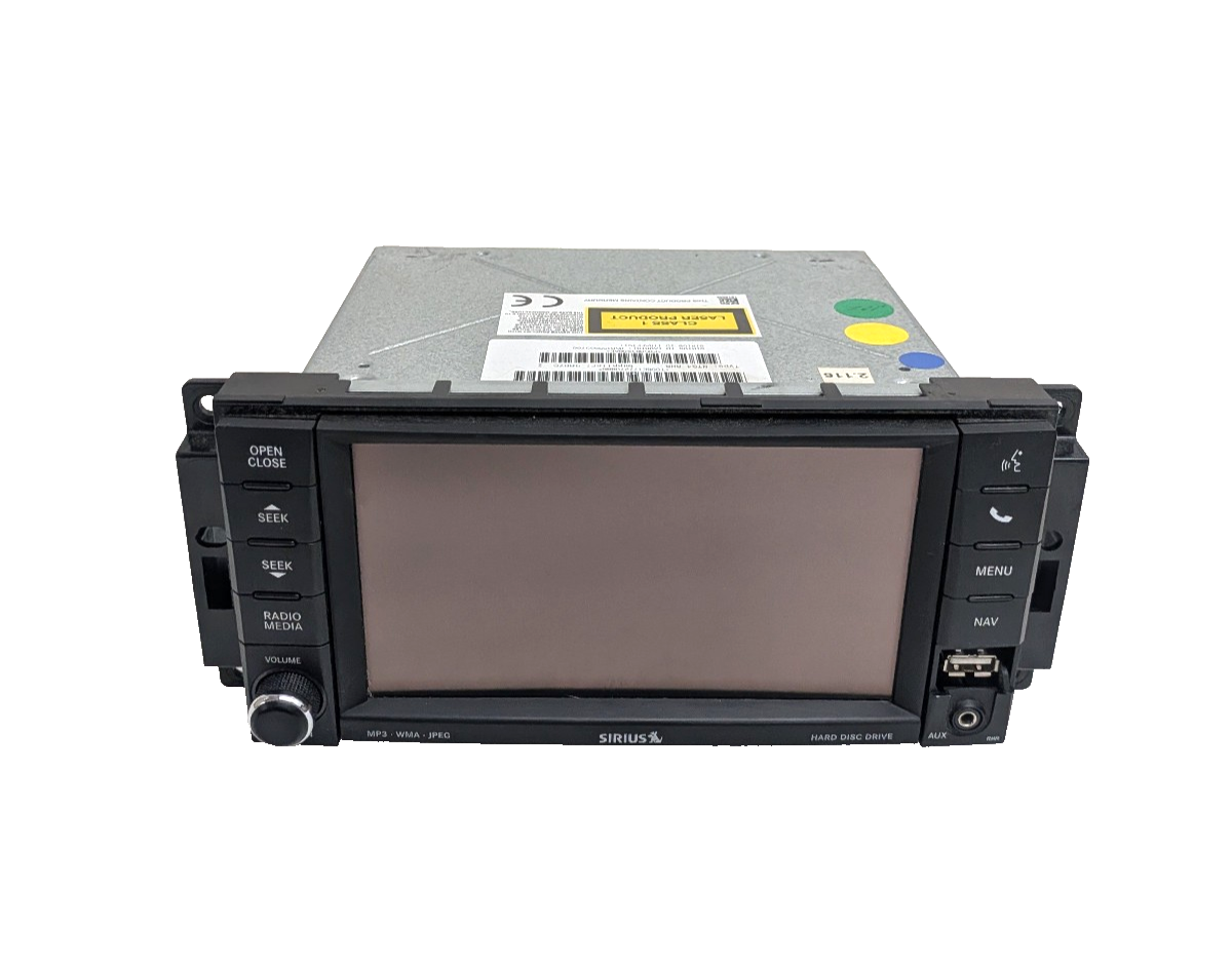 2011-2017 Jeep Wrangler JK Radio 730N RHR Navigation GPS DVD Sirius W/ Code