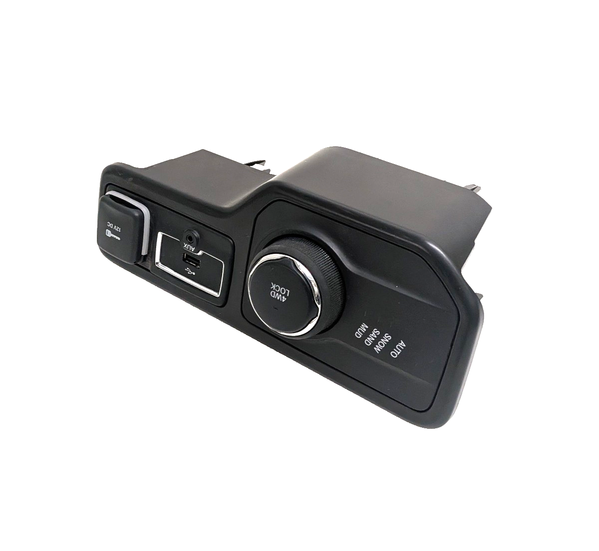 2018-2021 Jeep Renegade Drive Mode 4WD Selector USB 12V Switch Bezel Carplay Hub