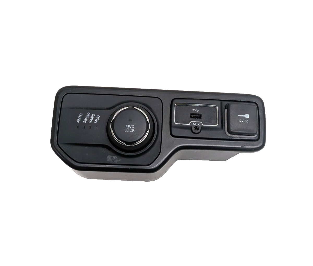 2018-2021 Jeep Renegade Drive Mode 4WD Selector USB 12V Switch Bezel Carplay Hub