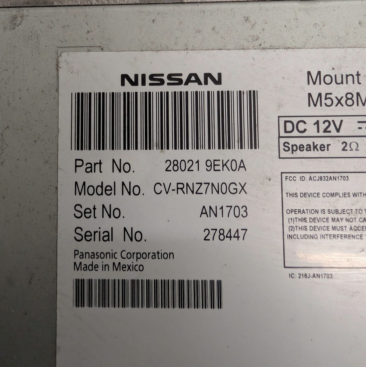 18 19 20 21 Nissan Sentra Versa NV200 Navigation Radio Carplay Android Tested