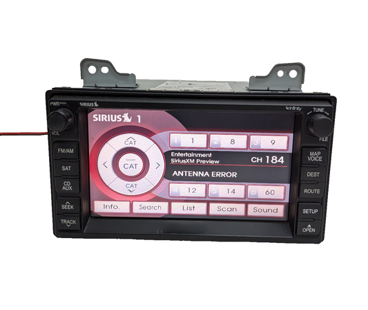 08 09 10 11 12 Kia Sedona Navigation Infinity Radio Stereo CD Player 965604D950V