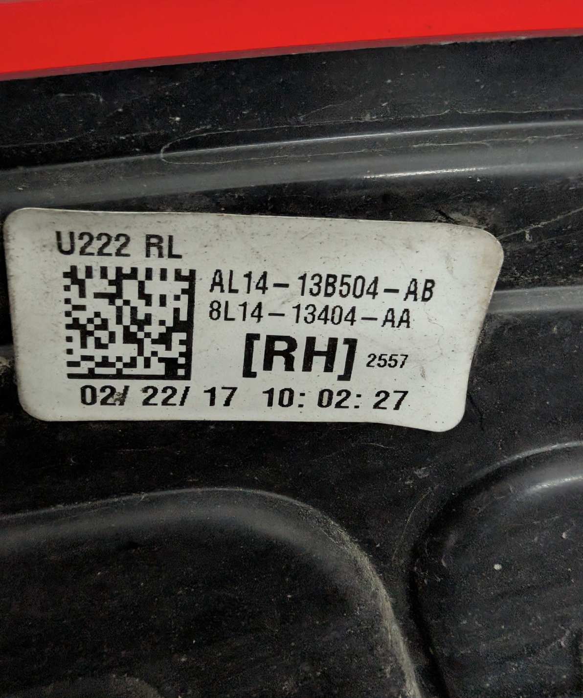 2007-2017 Ford Expedition Passenger Right Tail Light OEM AL1413B504AB