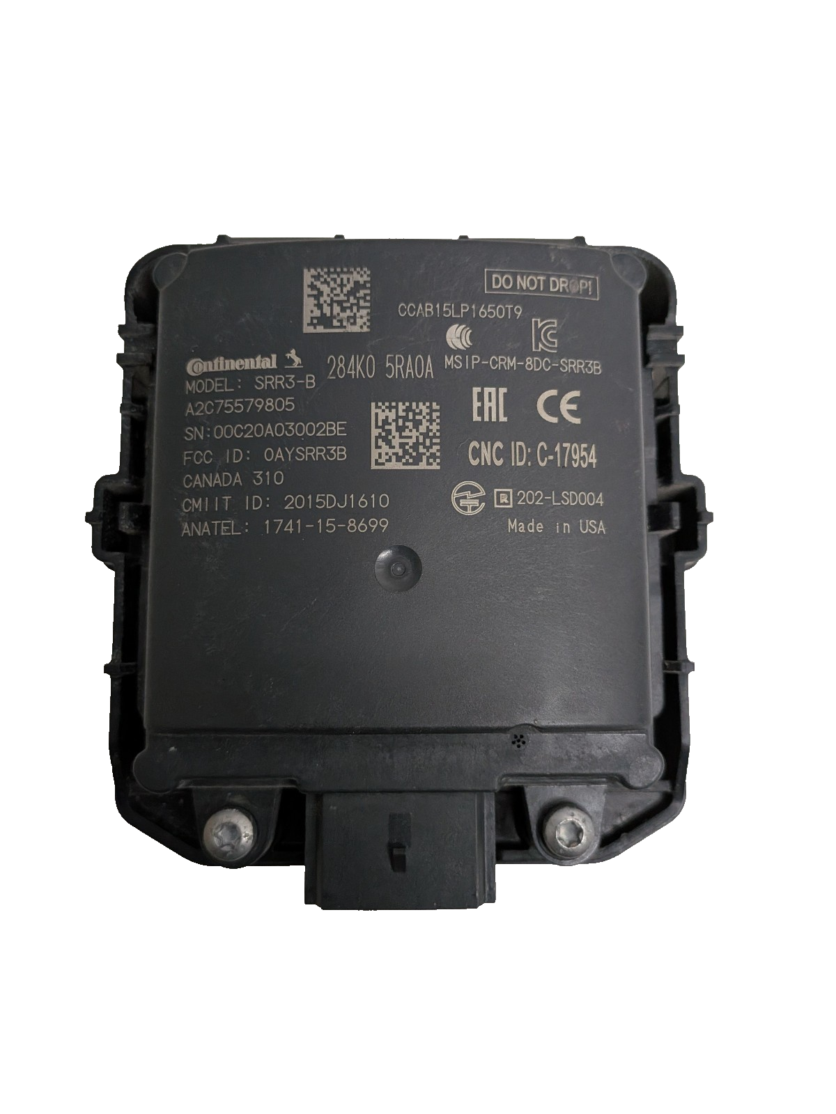 2018-2020 Nissan Kicks Blind Spot Radar Sensor Warning Module 284K0-5RA0A OEM