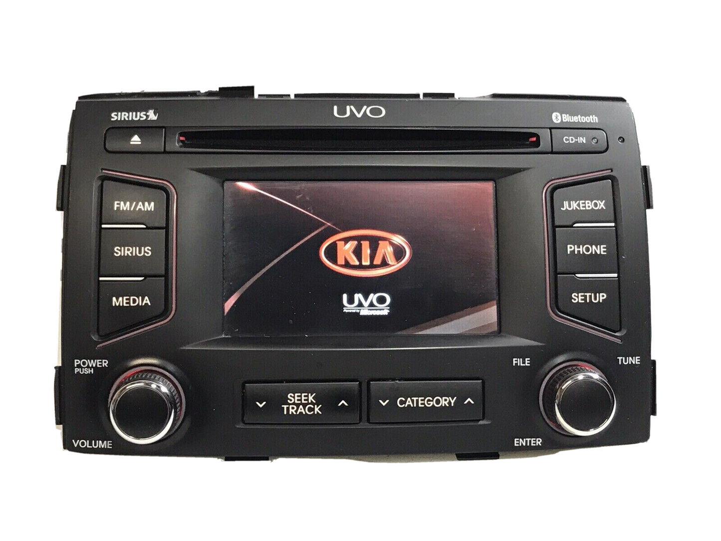 12 13 Kia Sorento UVO CD Sirius XM Audio Radio Player Display Screen