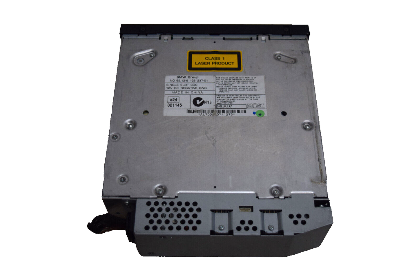 07 BMW X5 E70 6 Disc CD Player 65.129125237-01