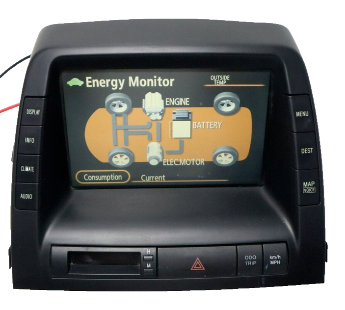 06 07 08 09 Toyota Prius Radio Navigation Screen Back up Camera 86110-47220