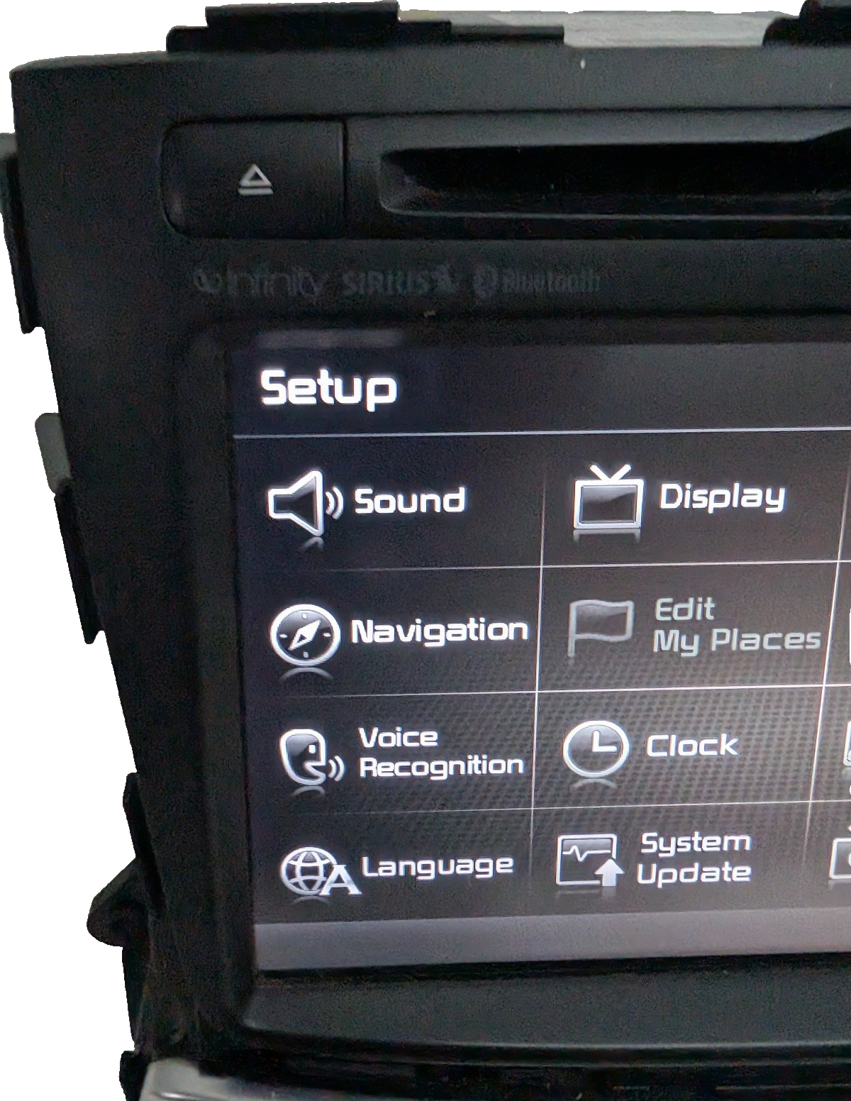 2014 2015 Kia Sorento Radio MP3 Satellite GPS Navigation Touch Screen INFINITY