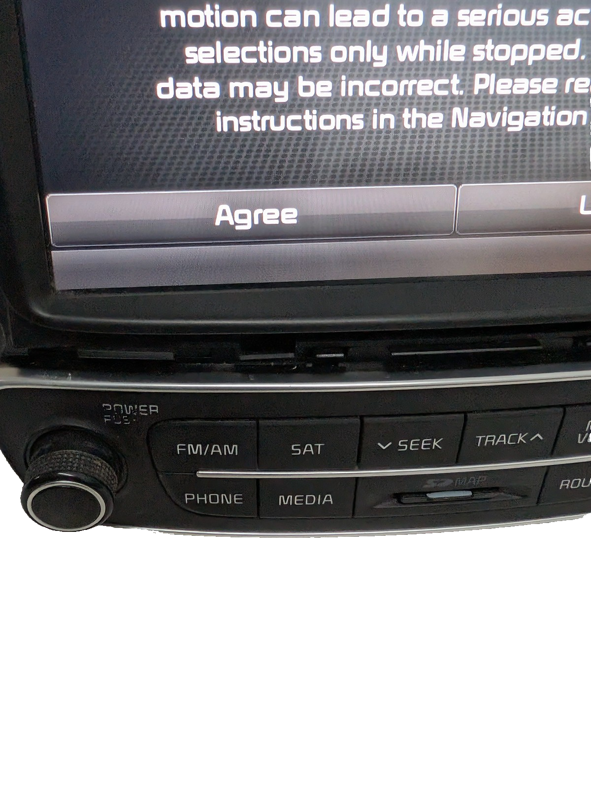 2014 2015 Kia Sorento Radio MP3 Satellite GPS Navigation Touch Screen INFINITY