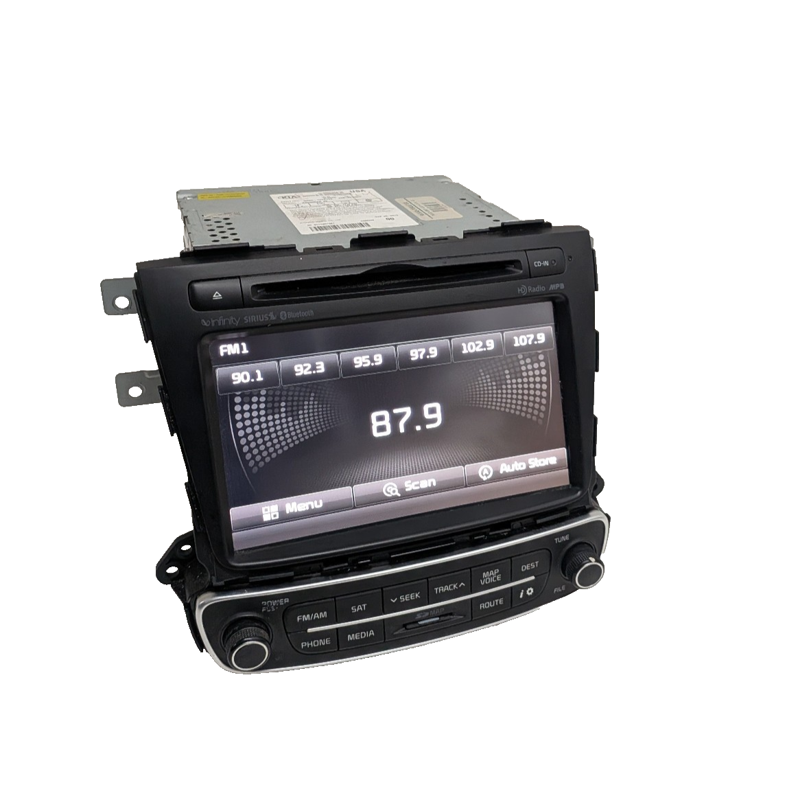 2014 2015 Kia Sorento Radio MP3 Satellite GPS Navigation Touch Screen INFINITY