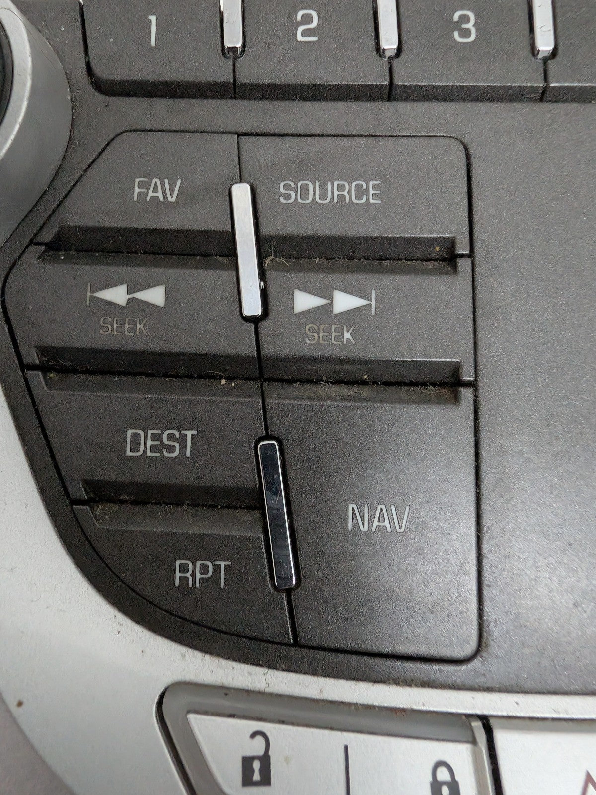 2012-2015 GMC Terrain Navigation Radio Dash Control Panel Bezel OEM 23450890