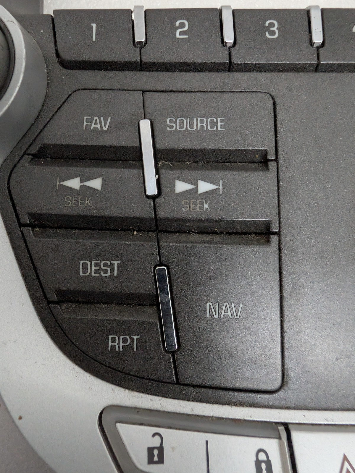 2012-2015 GMC Terrain Navigation Radio Dash Control Panel Bezel OEM 23450890