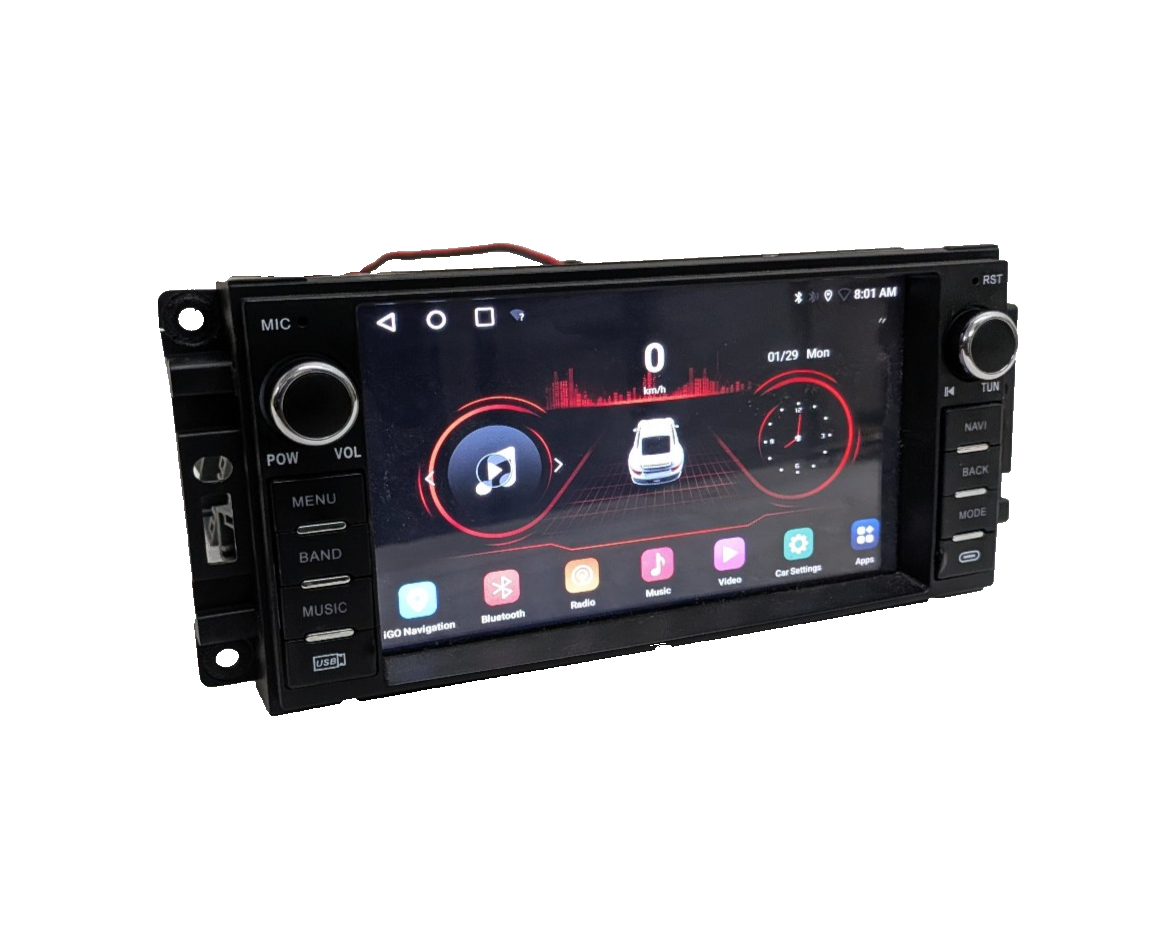 7" Android Radio Car Stereo Wireless CarPlay GPS For 08-16 Jeep Dodge Chrysler