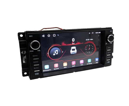 7" Android Radio Car Stereo Wireless CarPlay GPS For 08-16 Jeep Dodge Chrysler