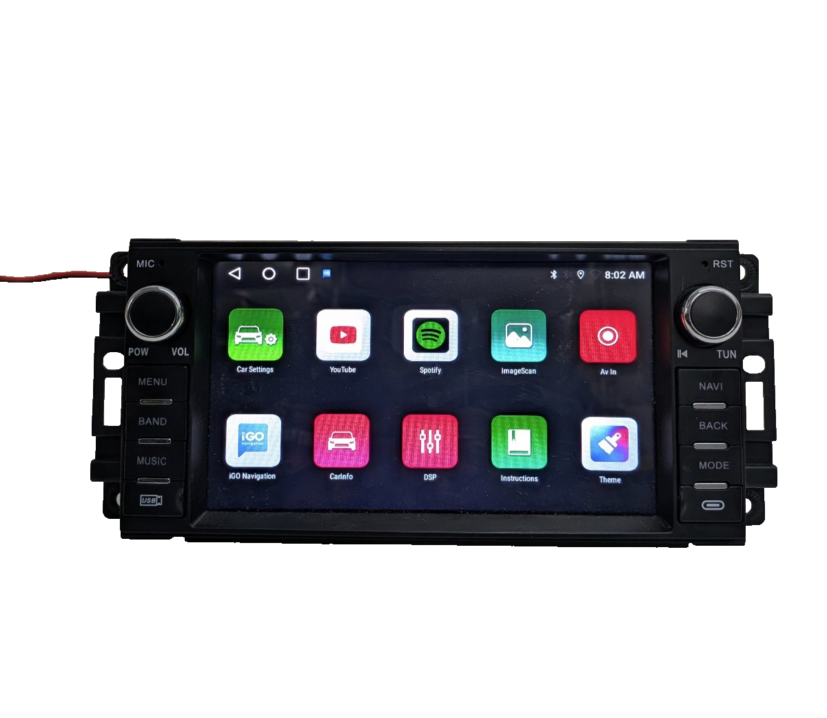7" Android Radio Car Stereo Wireless CarPlay GPS For 08-16 Jeep Dodge Chrysler