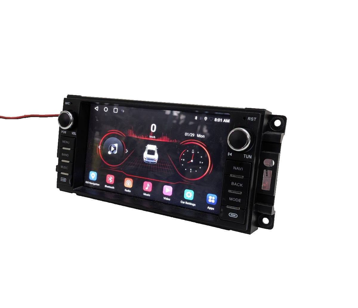 7" Android Radio Car Stereo Wireless CarPlay GPS For 08-16 Jeep Dodge Chrysler