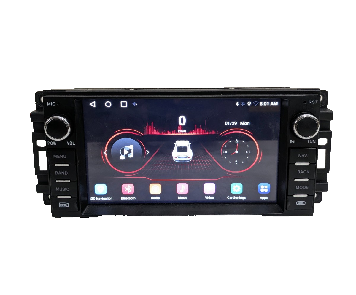 7" Android Radio Car Stereo Wireless CarPlay GPS For 08-16 Jeep Dodge Chrysler