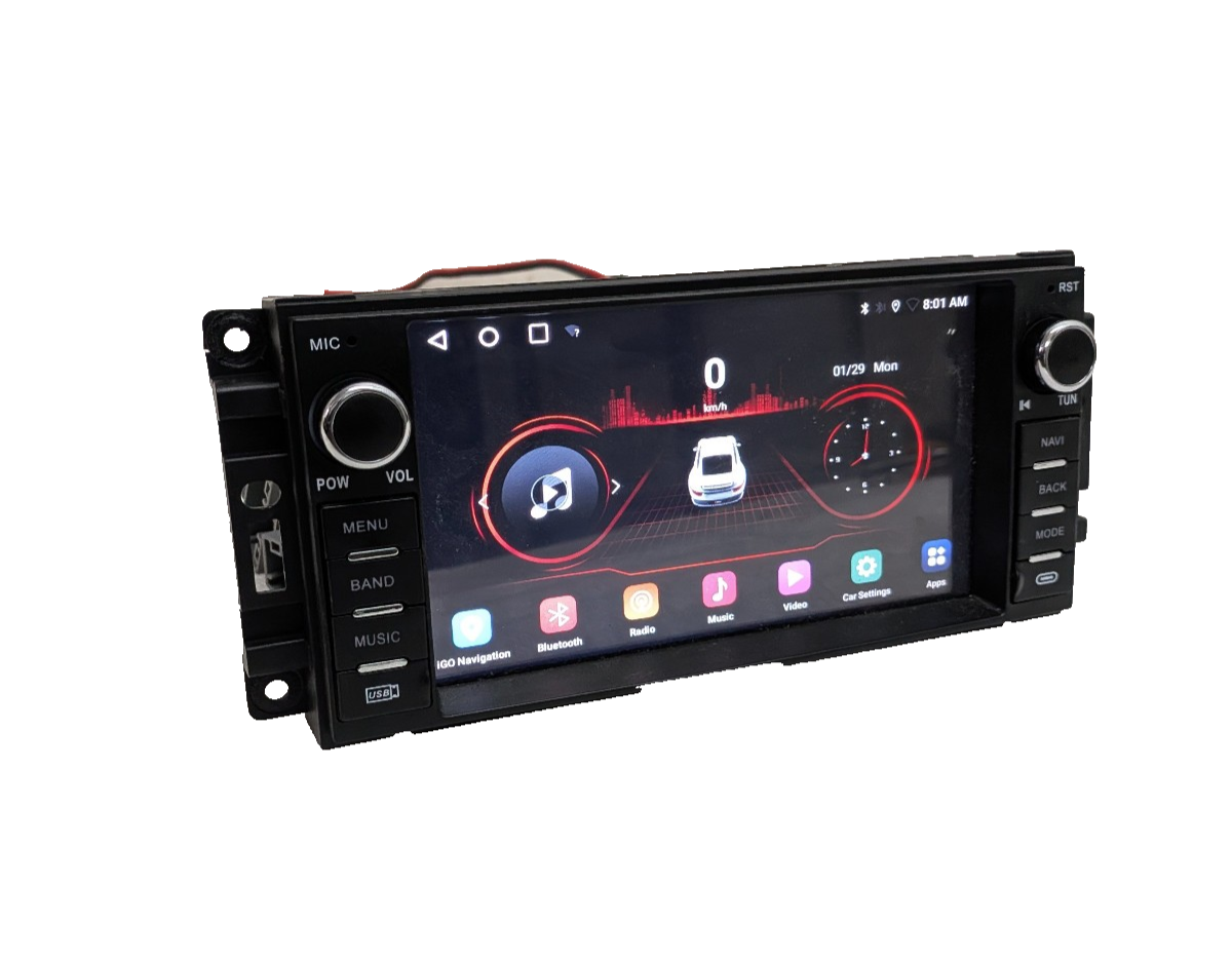 7" Android Radio Car Stereo Wireless CarPlay GPS For 08-16 Jeep Dodge Chrysler