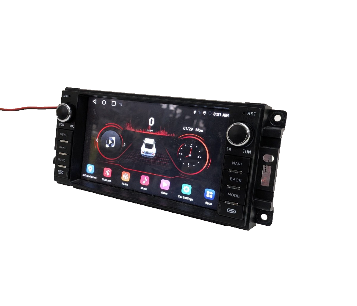 7" Android Radio Car Stereo Wireless CarPlay GPS For 08-16 Jeep Dodge Chrysler
