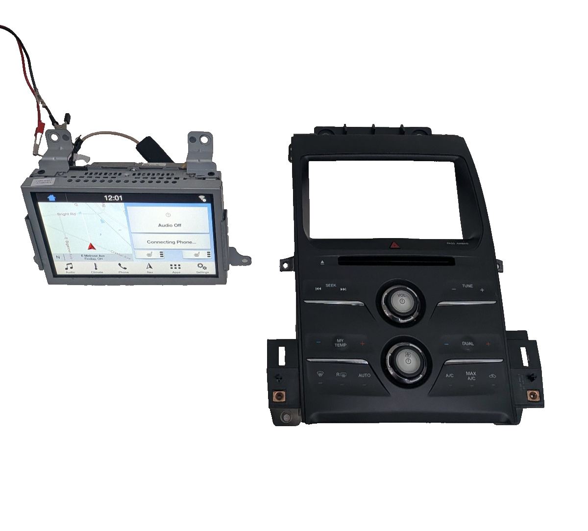 13-19 Ford Taurus Radio Bezel Sync 3  Navigation Carplay Android Auto Upgrade