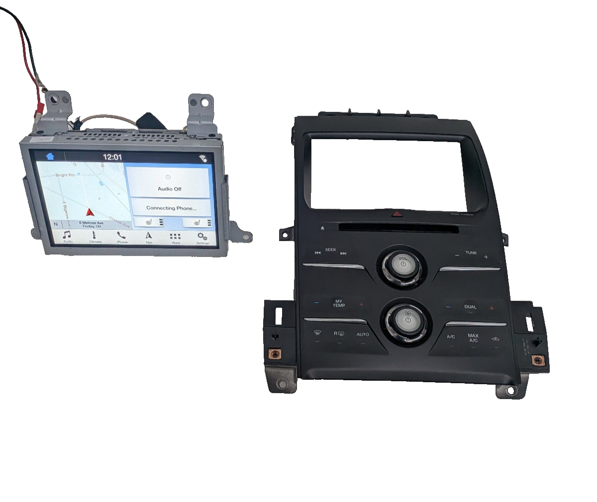 13-19 Ford Taurus Radio Bezel Sync 3  Navigation Carplay Android Auto Upgrade