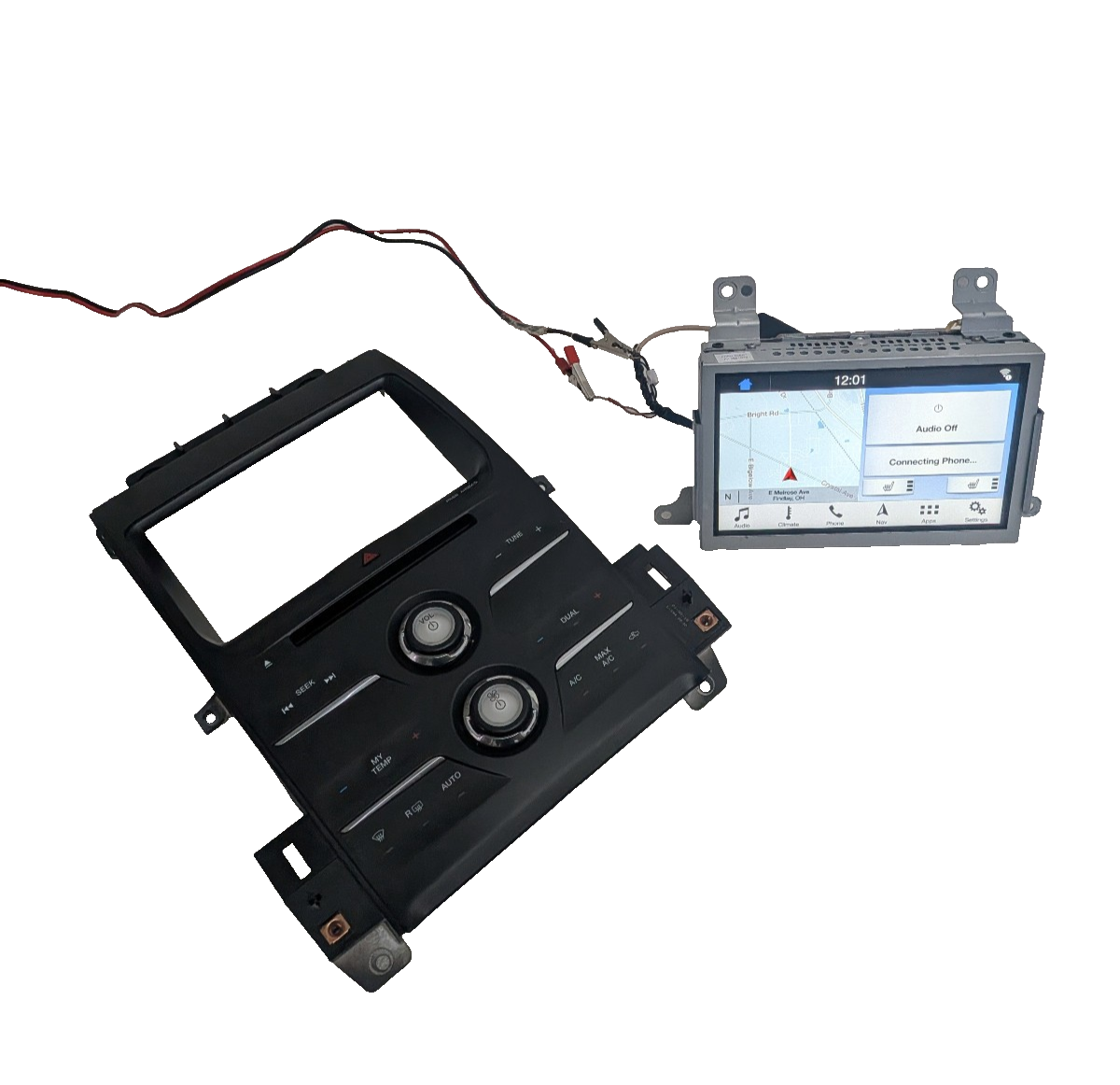 13-19 Ford Taurus Radio Bezel Sync 3  Navigation Carplay Android Auto Upgrade