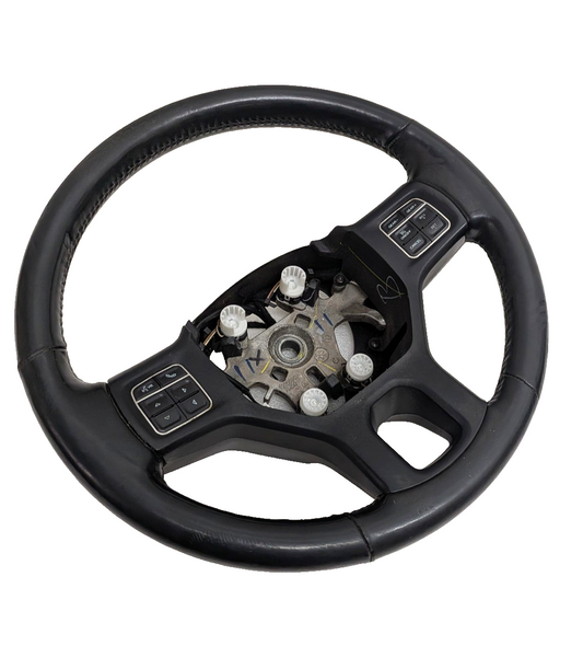 2013-2018 Dodge Ram 1500 2500 3500 Big Horn Black Leather Heated Steering Wheel