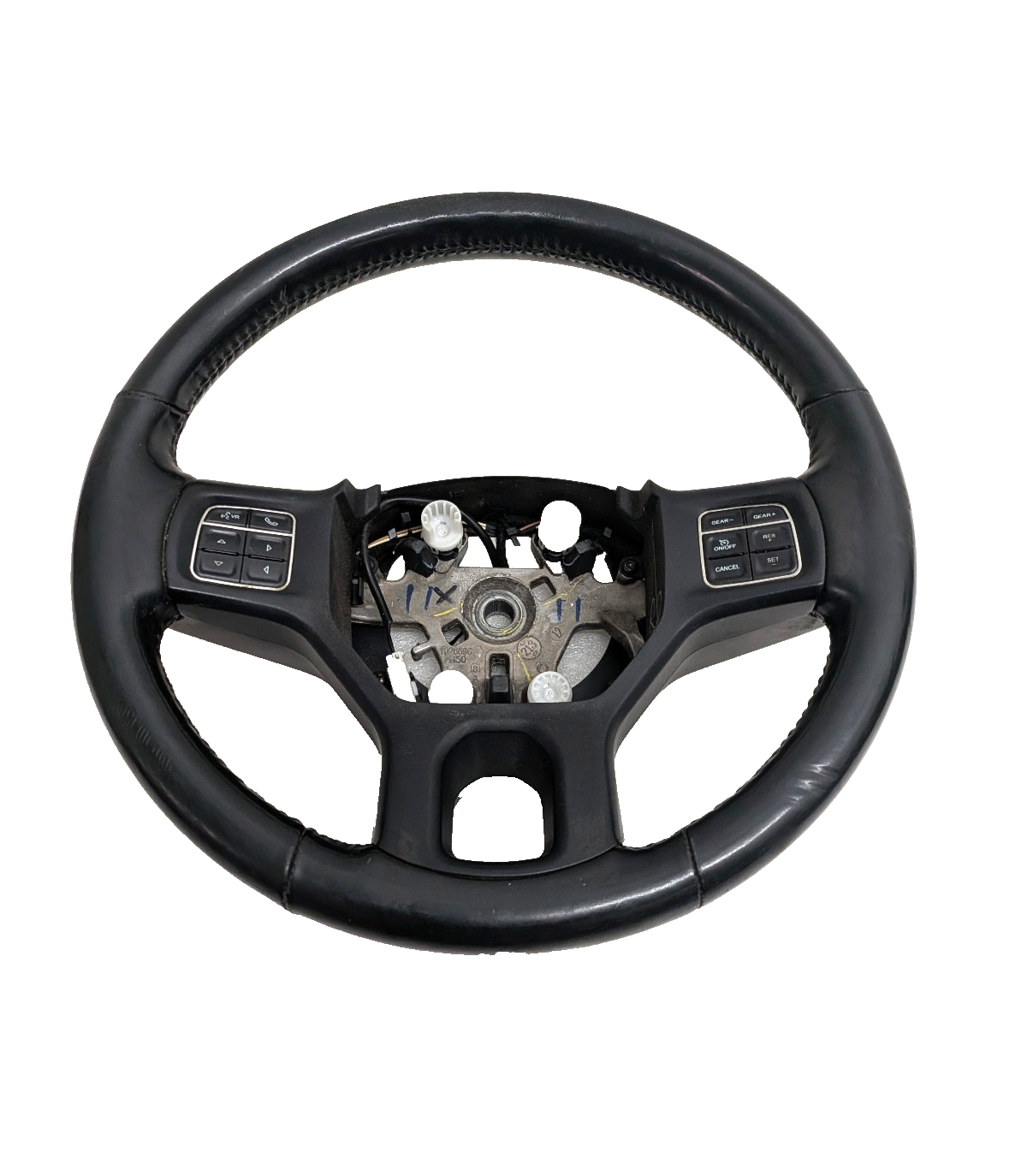 2013-2018 Dodge Ram 1500 2500 3500 Big Horn Black Leather Heated Steering Wheel