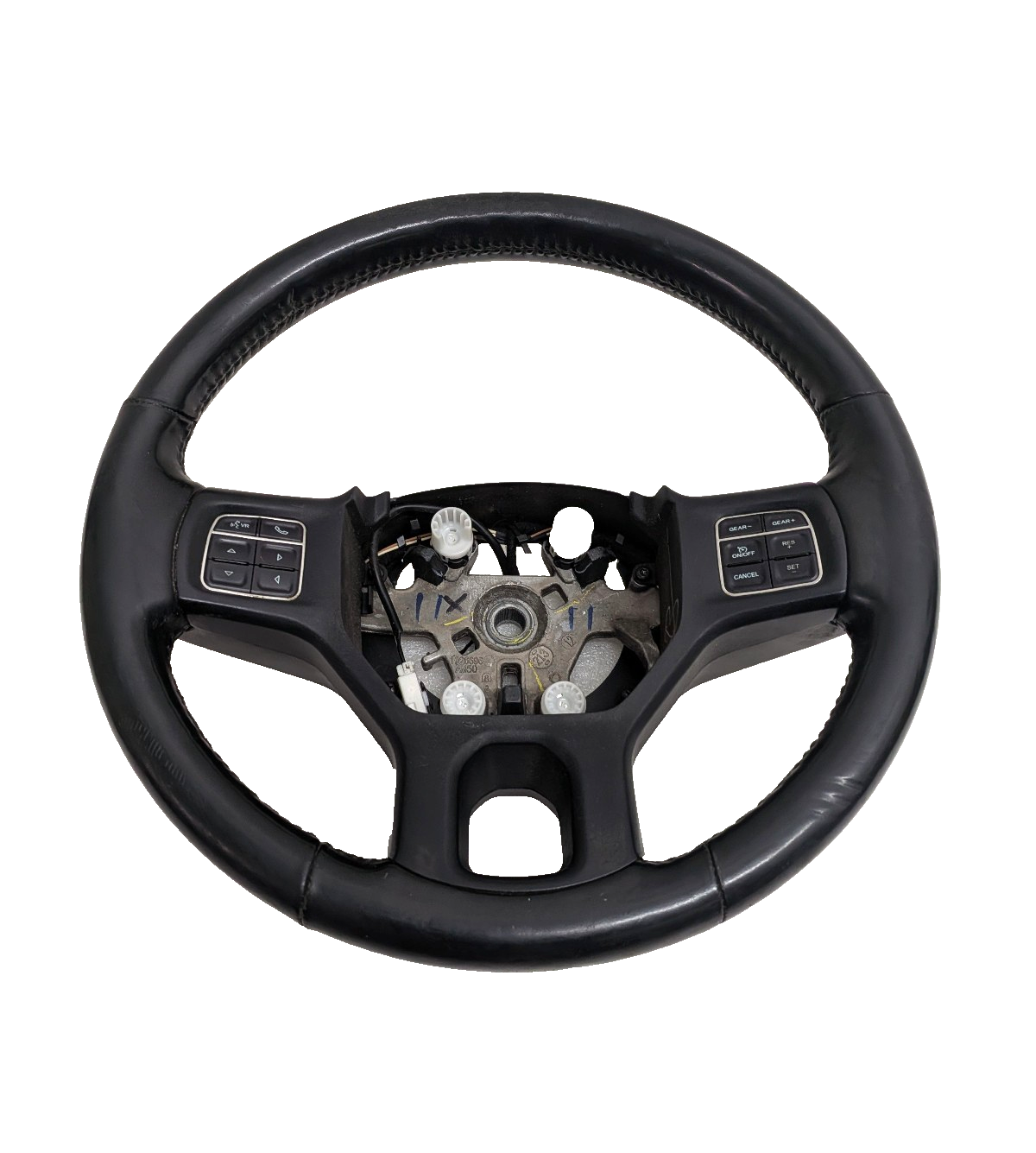 2013-2018 Dodge Ram 1500 2500 3500 Big Horn Black Leather Heated Steering Wheel