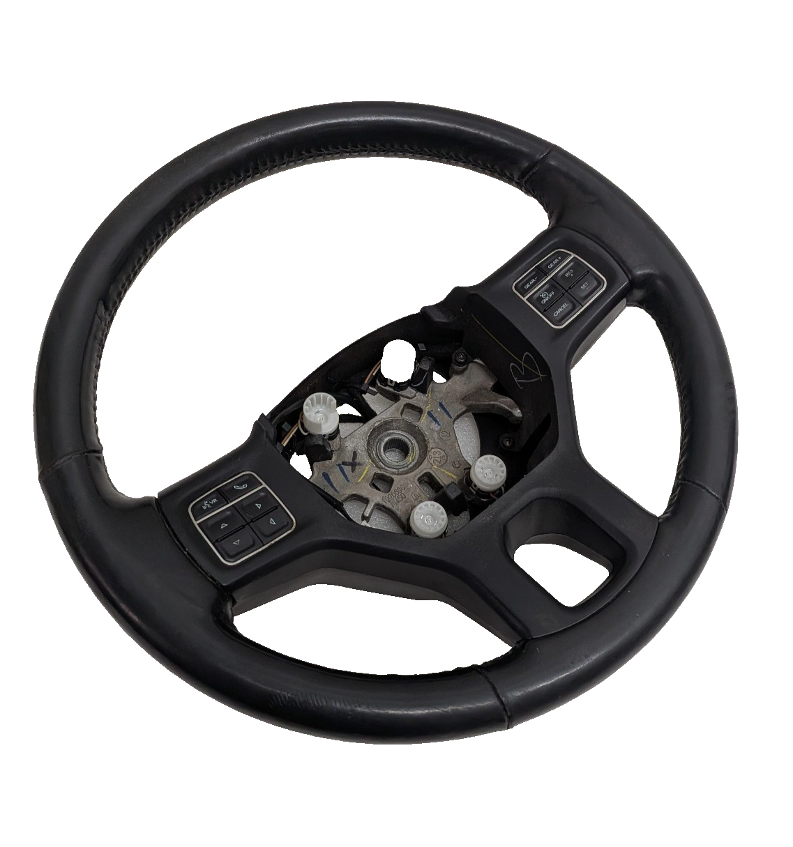 2013-2018 Dodge Ram 1500 2500 3500 Big Horn Black Leather Heated Steering Wheel