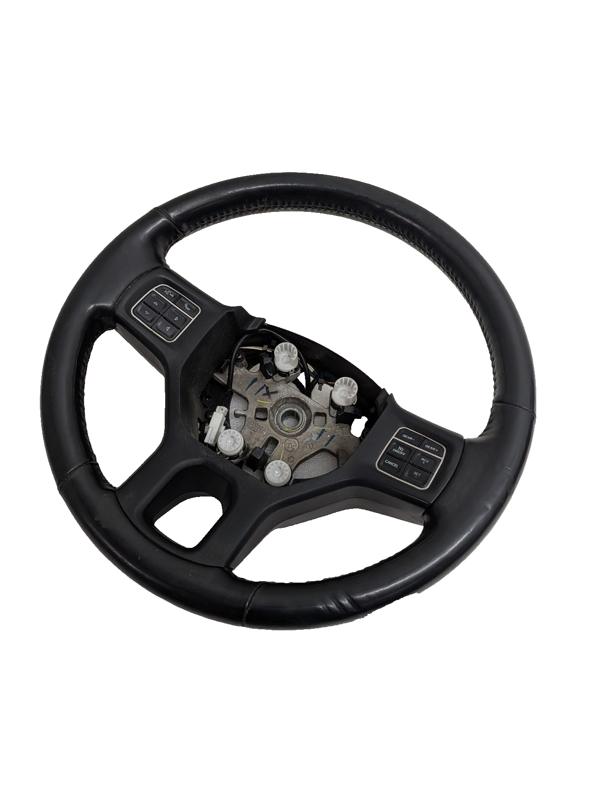 2013-2018 Dodge Ram 1500 2500 3500 Big Horn Black Leather Heated Steering Wheel