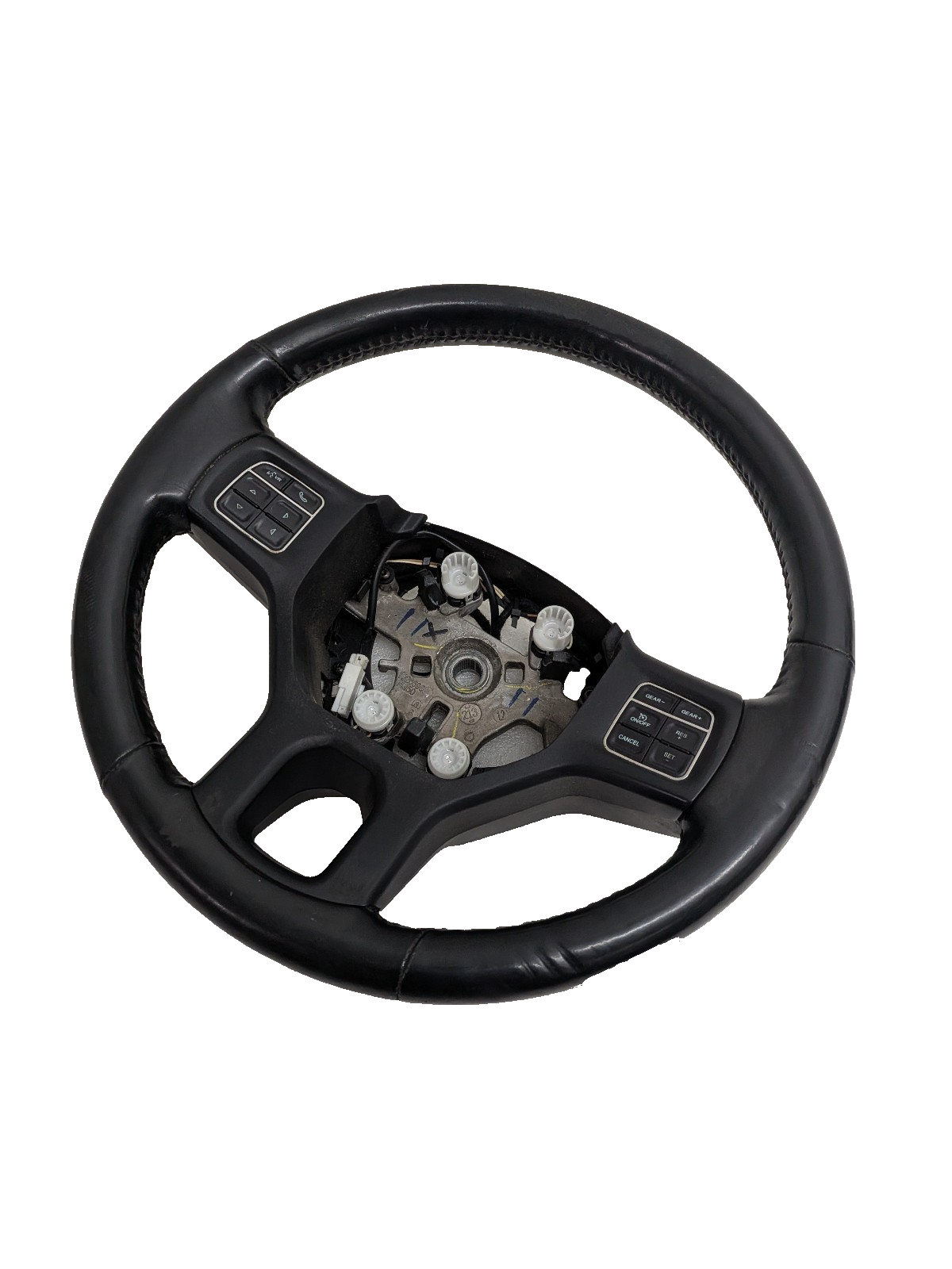 2013-2018 Dodge Ram 1500 2500 3500 Big Horn Black Leather Heated Steering Wheel