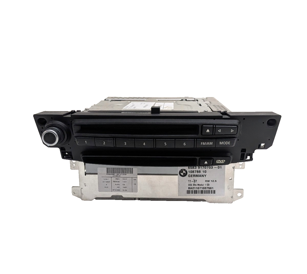 2008-2010 BMW 528i 535i 550i M5 650i CCC Navigation Radio CD DVD Player OEM 6583