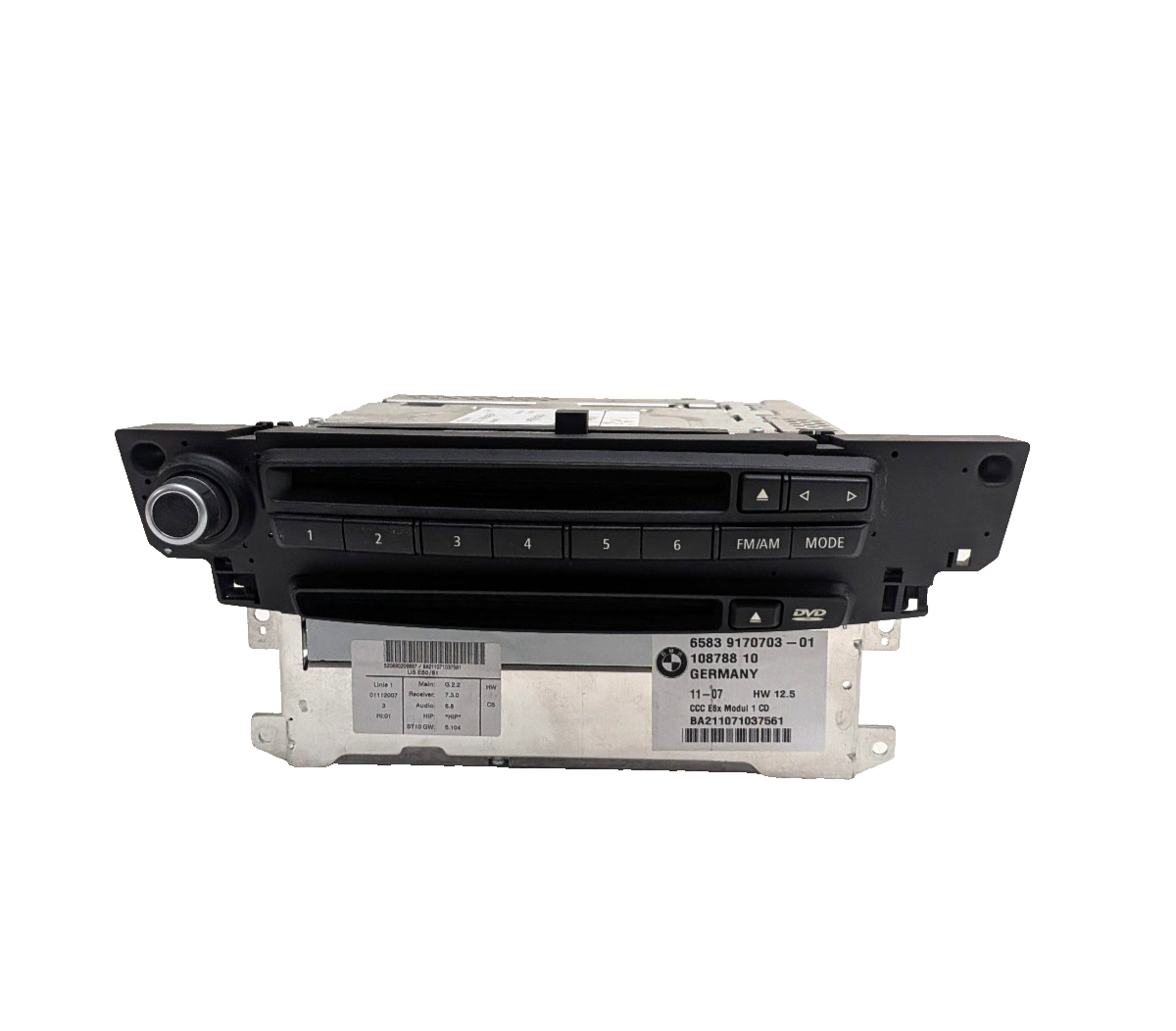 2008-2010 BMW 528i 535i 550i M5 650i CCC Navigation Radio CD DVD Player OEM 6583