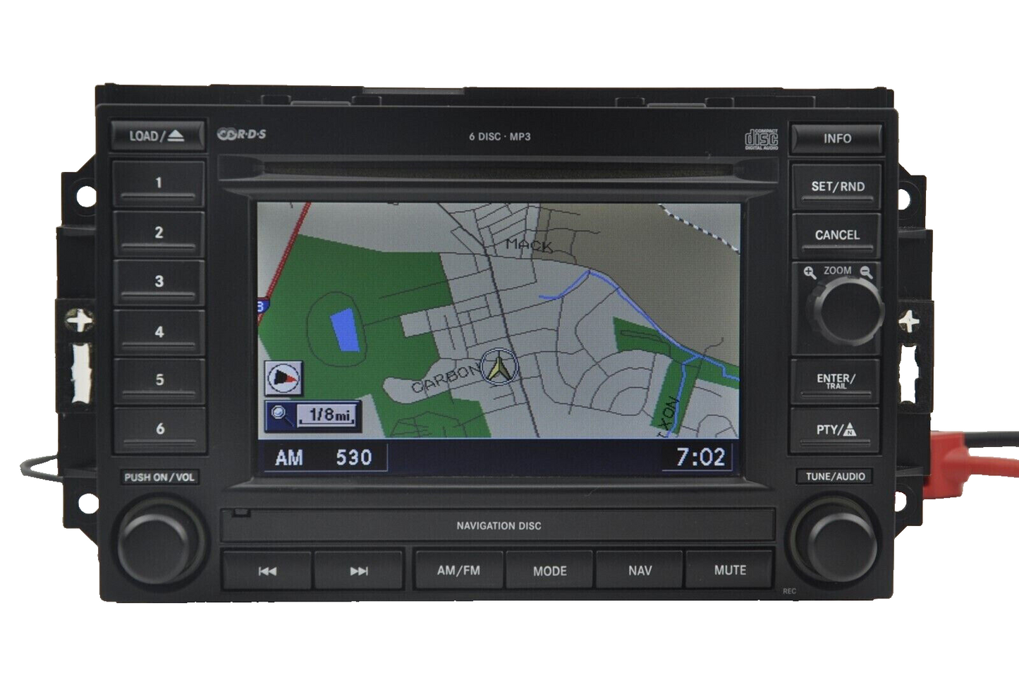 05 06 07 Jeep Cherokee Dodge Durango Chrysler 300  Navigation Radio  6 CD Player